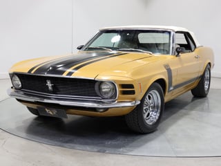 1970 Ford Mustang Convertible 302ci - Bright Gold 