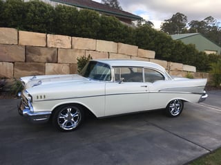 1957 Chevrolet Bel Air 2 door Pillarless Sport Coupe