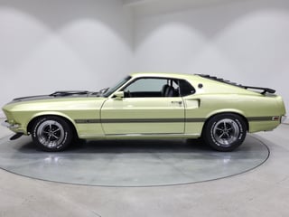 1969 Ford Mustang Mach 1 351 4V Windsor 4sp Man - Lime Gold