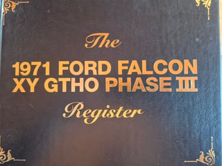 1971 Ford Falcon XY GTHO Phase 3 - Vermilion Fire 