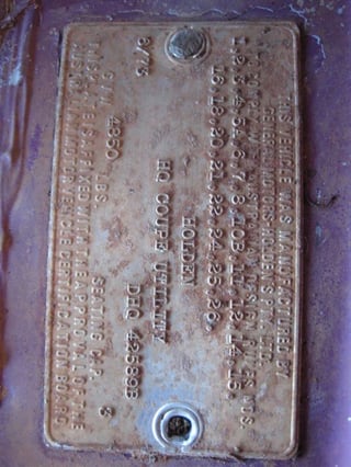 HQ Belmont Ute 5L V8