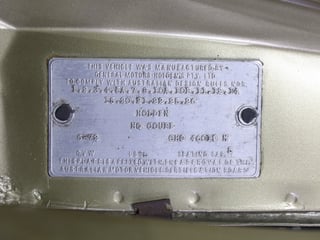 1972 Holden HQ Monaro GTS 253 V8 4sp Man -  Patina Gold Metallic