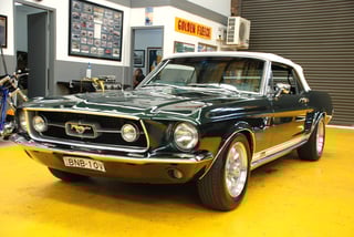 1967 Convertible GT Mustang.