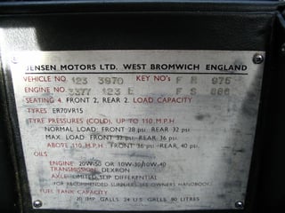 1971 Jensen Interceptor Mk11