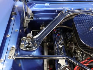 1965 Ford Mustang Convertible 302ci - Estoril Blue Metallic 