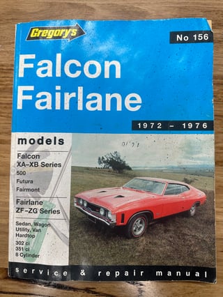 1973 Ford Falcon XA GT 4 Speed Manual - Red Pepper