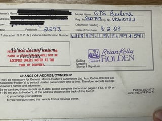 1992 HSV VP GTS Build No 048 - Anthracite