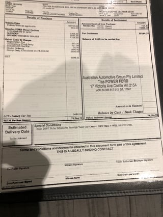 2007 FPV BFII F6 Typhoon R-Spec - 204/300 - 9,183 klms from new!