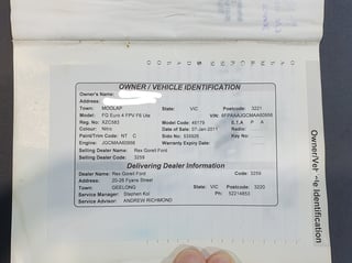 2010 Ford FPV F6 310 Ute