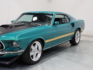 1969 Ford Mustang Mach 1 351ci Windsor - Silver Jade Metallic