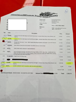 1971 XY GS Falcon - Vermilion Fire