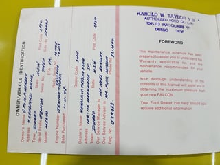 1978 XC Falcon 500 4.9L V8 Ute