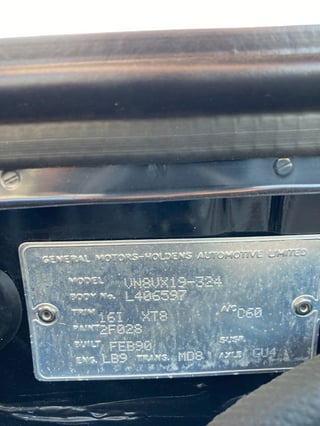 1990 VN Holden Calais 5.0 Litre V8