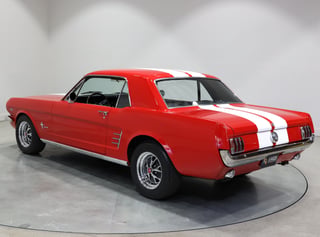 1966 Ford Mustang Coupe 289ci LHD- Candy Apple Red