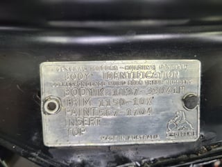 1968 HK GTS Monaro 327 V8 Bathurst