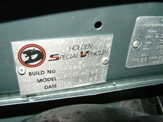 VL HSV Walkinshaw #38