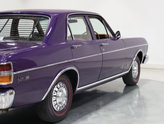 1971 Ford XY Falcon 500 6cyl Top Loader - Wild Violet Sunroof
