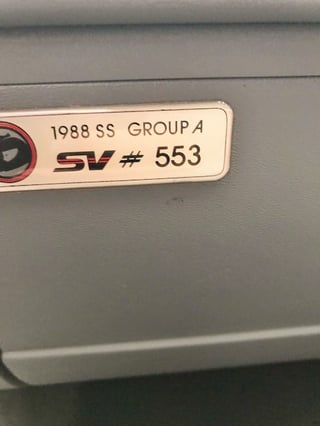 1988 HSV VL Group A Walkinshaw #553