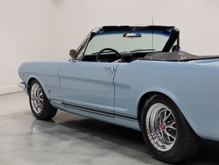1966 Ford Mustang Convertible GT - 289 4V - Silver Blue