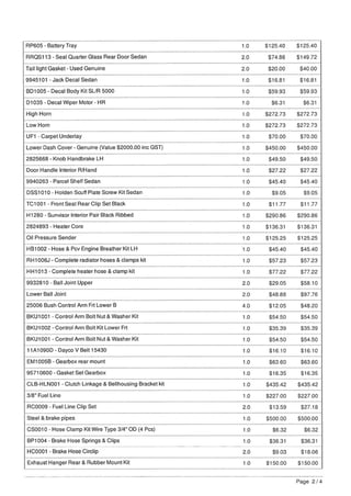 1974 Holden LH Torana SL/R 5000 L34