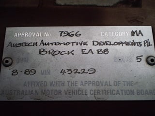 EA Brock Fairmont Ghia #84