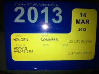 1987 VL Brock Group 3 Signature Series #41