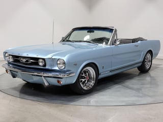 1966 Ford Mustang Convertible GT - 289 4V - Silver Blue