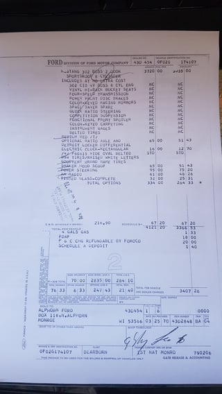 1970 Boss Mustang 302