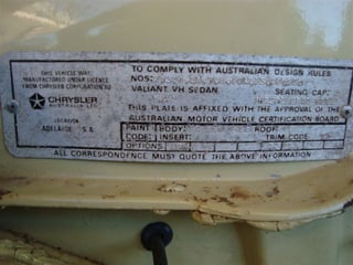 1971 VH Valiant Pacer