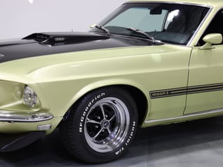 1969 Ford Mustang Mach 1 351 4V Windsor 4sp Man - Lime Gold