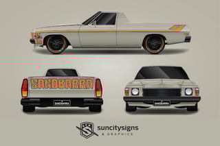 1977 HZ Holden 'SANDBARRA' Ute