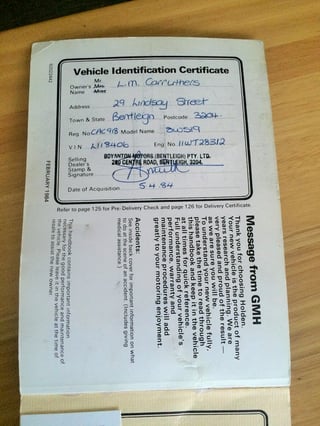 1984 WB Statesman DeVille