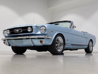 1966 Ford Mustang Convertible GT - 289 4V - Silver Blue