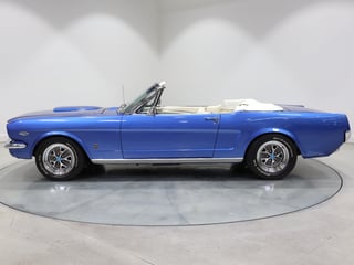 1965 Ford Mustang Convertible 302ci - Estoril Blue Metallic 