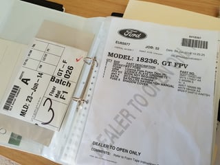 2014 FPV FG Falcon GTF Build No. 26 / 500