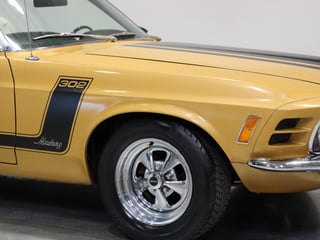 1970 Ford Mustang Convertible 302ci - Bright Gold 