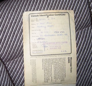 1982 VH SS Commodore