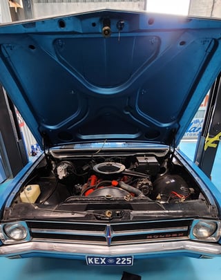 1969 HK GTS Monaro - Bright Blue Metallic 