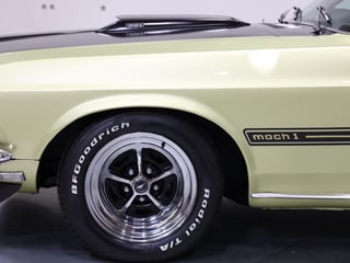 1969 Ford Mustang Mach 1 351 4V Windsor 4sp Man - Lime Gold