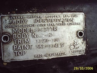 1969 HT GTS Monaro 350