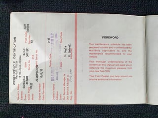 1978 XC Fairmont - 4.9 Litre V8