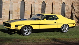 1972 Mustang 2 door hardtop Show car