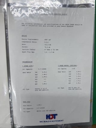 1987 HDT VL Brock Commodore Group 3 Signature Series - Build No 4175