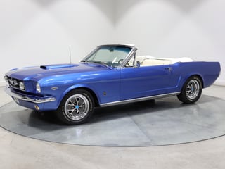 1965 Ford Mustang Convertible 302ci - Estoril Blue Metallic 