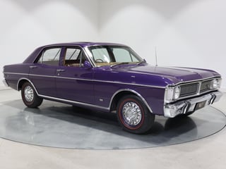 1971 Ford XY Falcon 500 6cyl Top Loader - Wild Violet Sunroof