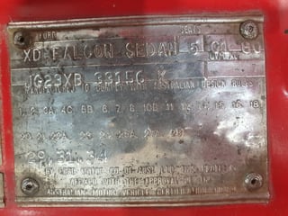 1980 Ford XD Falcon S Pack V8 4 Speed