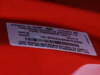 2007 FPV BF MKII GT BOSS 302 Build No 623 - Vixen Red 