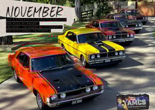 AMCS Muscle Car Calendar 2026 - Purchase Today!