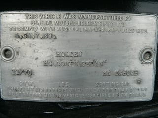 1970 HG GTS Monaro 186S