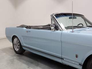 1966 Ford Mustang Convertible GT - 289 4V - Silver Blue